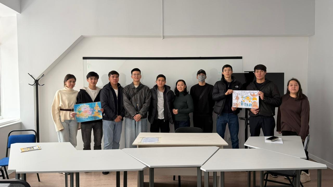 «Тәуелсіздік күніне арналған 1 курс «Менеджмент» мамандығы студенттерімен ашық сабақ»